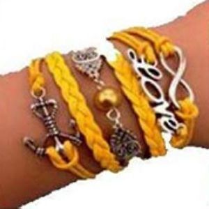 🦉 Women’s Leather Owl Infinity Bracelet